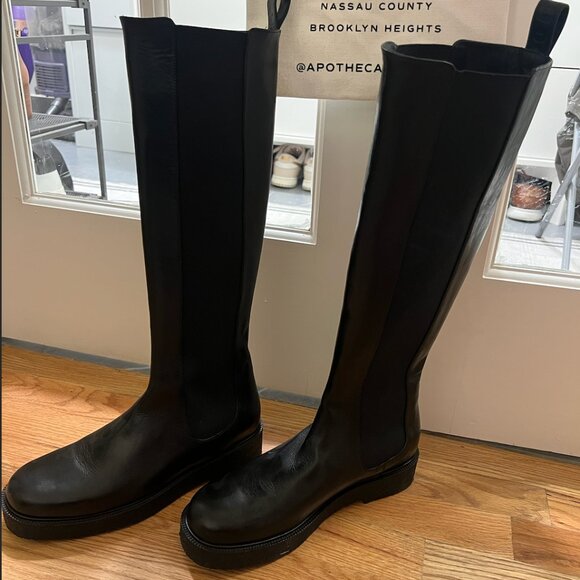 NWOT STAUD Women's Black Palamino Tall Boot (Size 40) - Picture 2 of 10